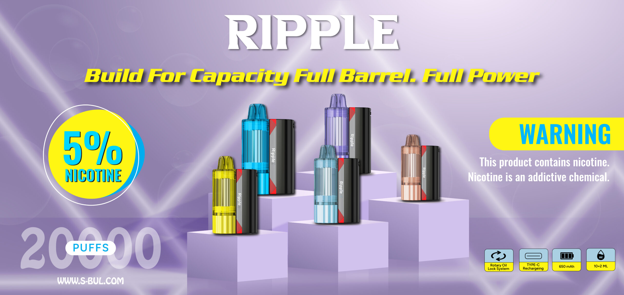 Ripple Pod — No Ejuice Leaking