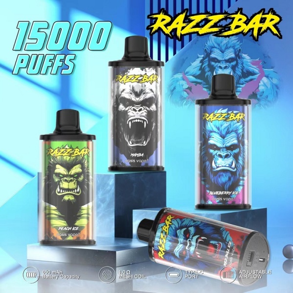 Affordable Vape Bundle – Razz Bar 15000 Puffs Premium Flavor